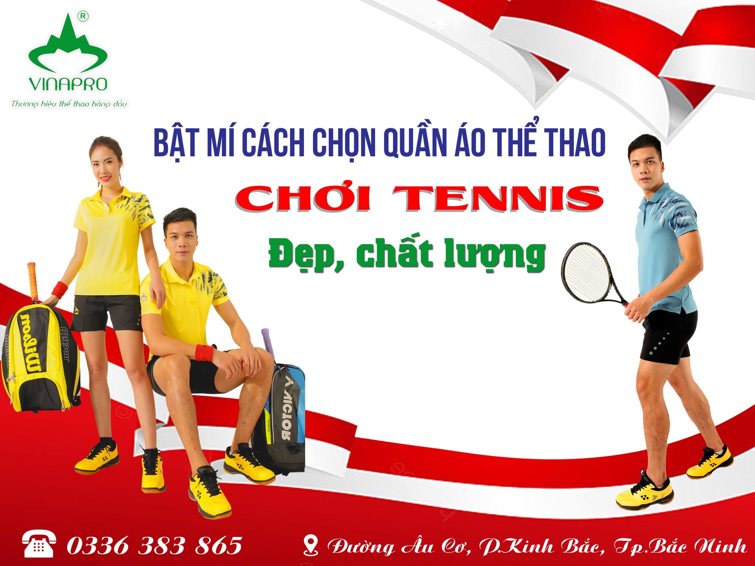 Cách chọn quần áo thể thao chơi tennis đẹp, chất lượng bạn không nên bỏ qua